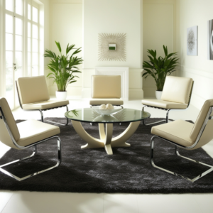 Glass Top Center Tables