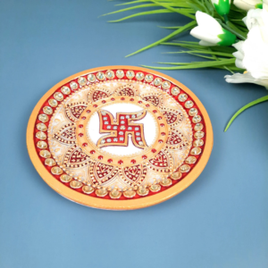 Marble Pujan Thalis (Puja Trays)