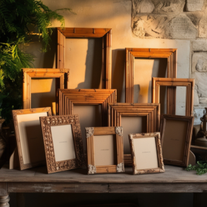 Wooden Cane Picture Frames
